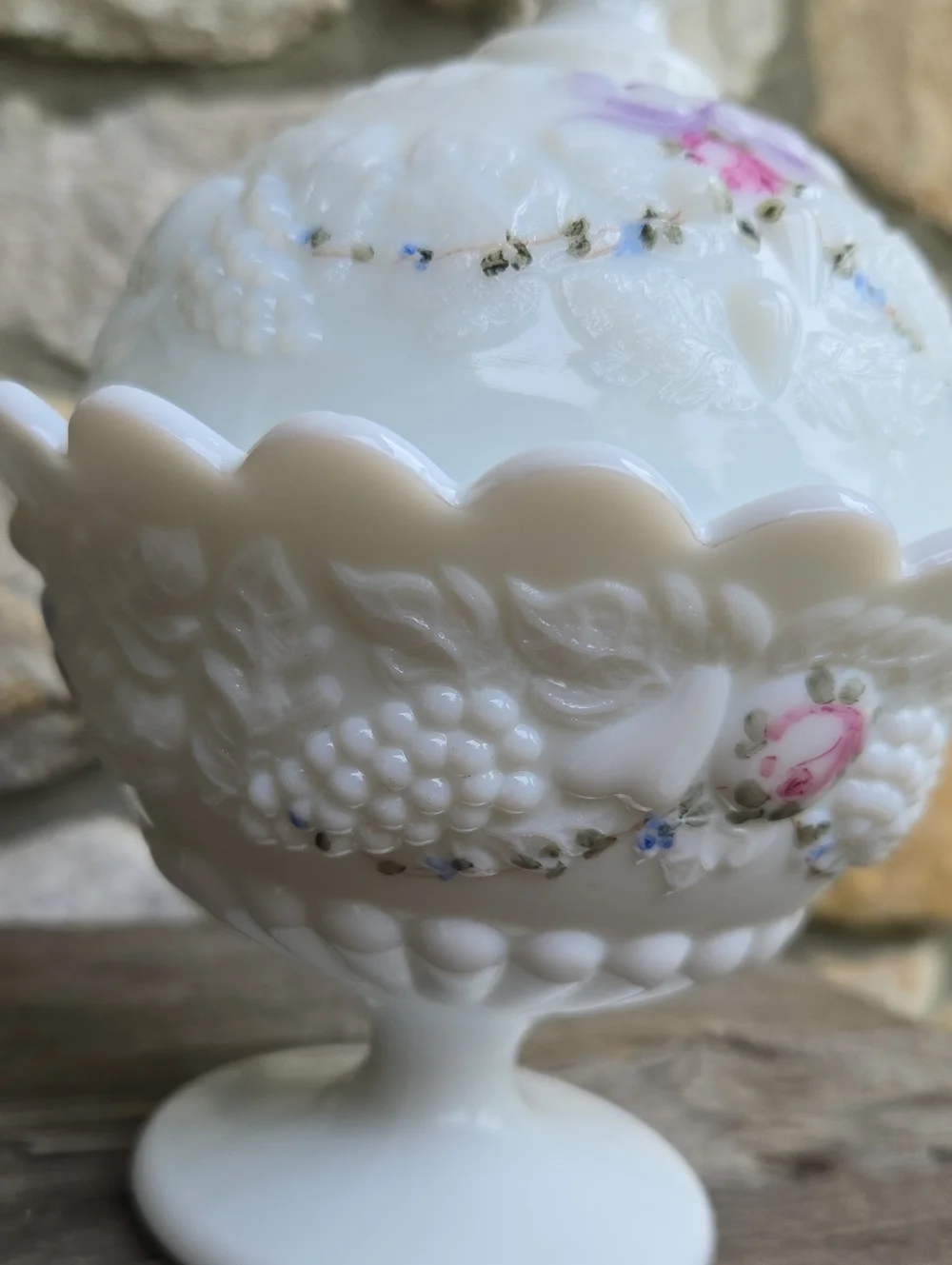 Westmoreland milk glass